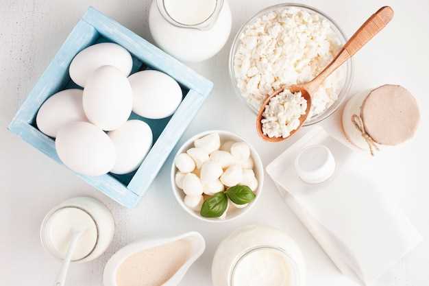 Список продуктов с содержанием лактозы
